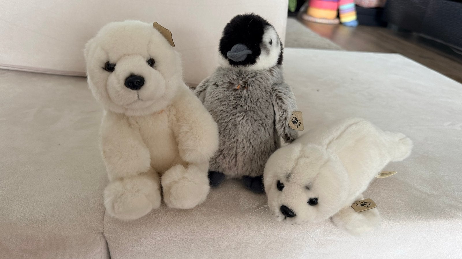 WWF knuffels, Ophalen of Verzenden, Zo goed als nieuw, Wit, Overige typen