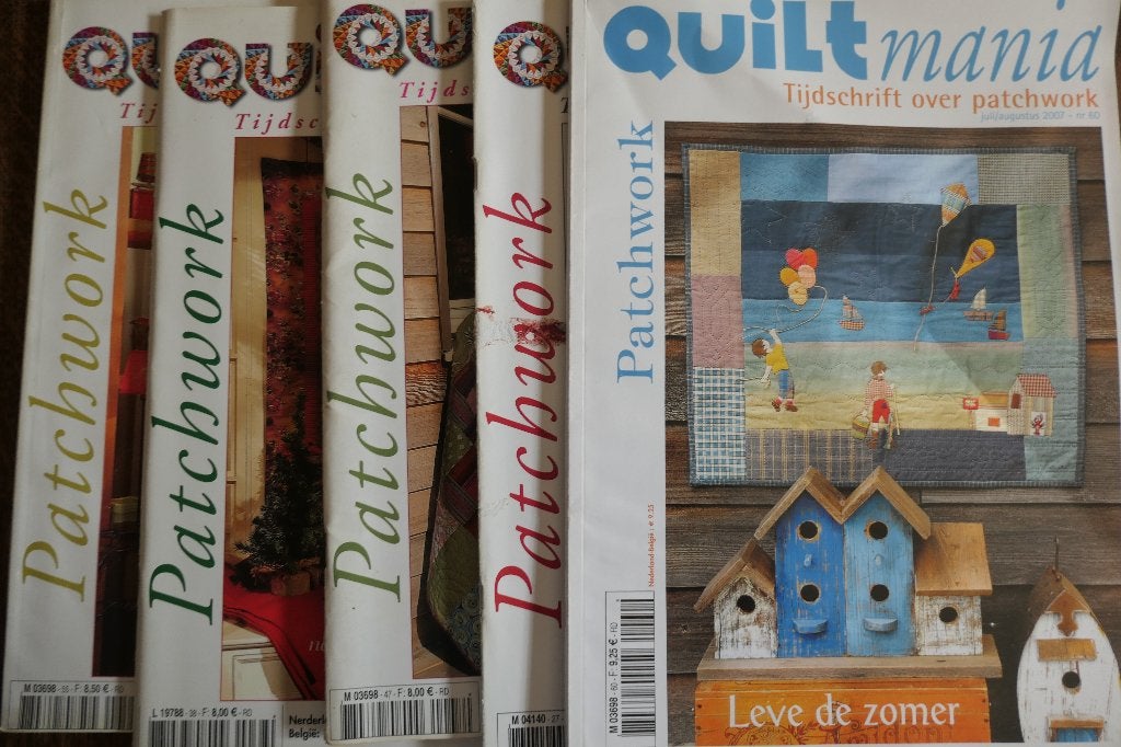 Quilt tijdschriften, Boeken, Tijdschriften en Kranten, Ophalen of Verzenden, Zo goed als nieuw, Overige typen