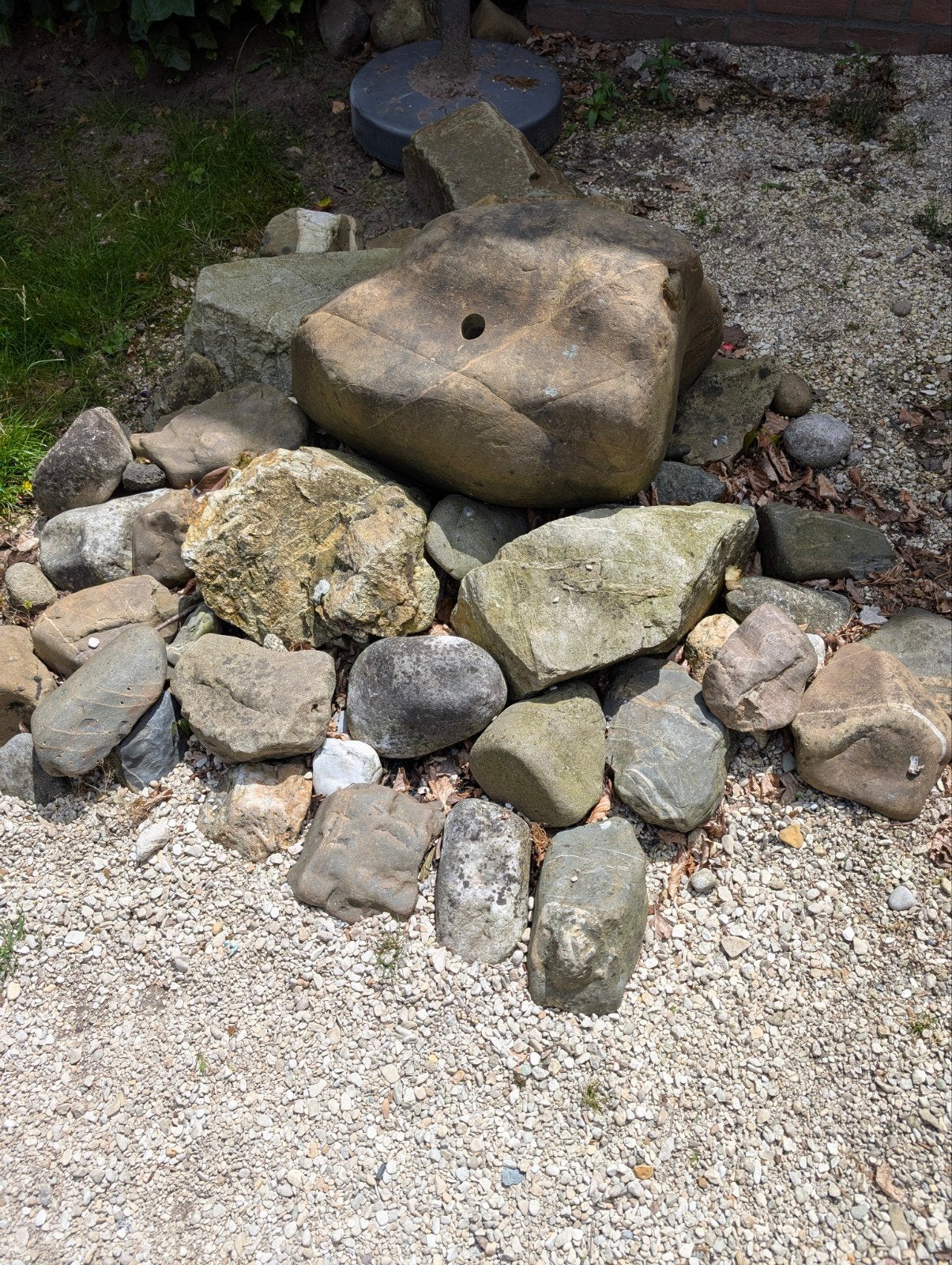 Diverse natuurstenen voor tuin of decoratie, Ophalen, Overige materialen, Gebruikt, Kei