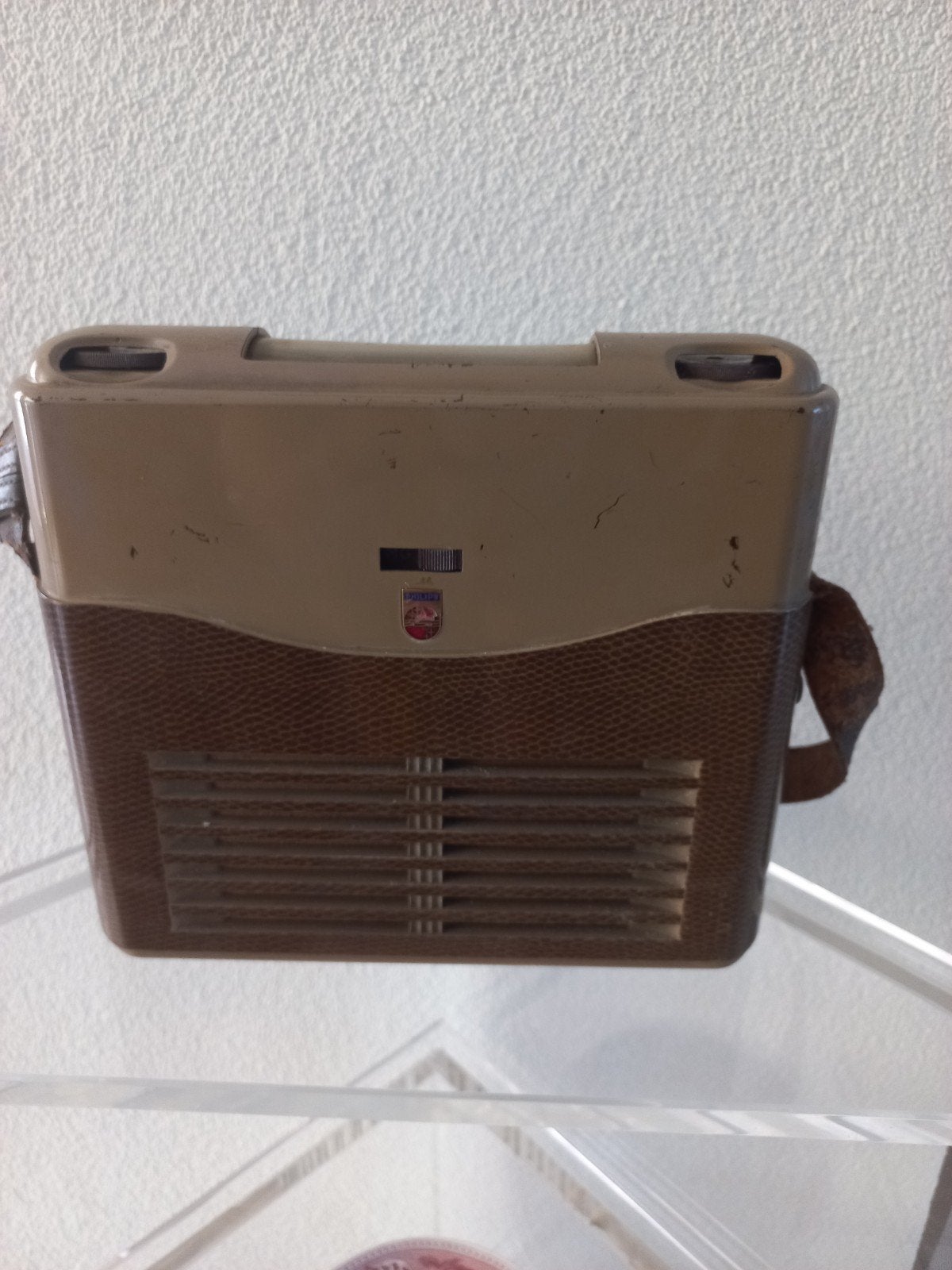 draagbare  radio  philips 1952, Ophalen of Verzenden
