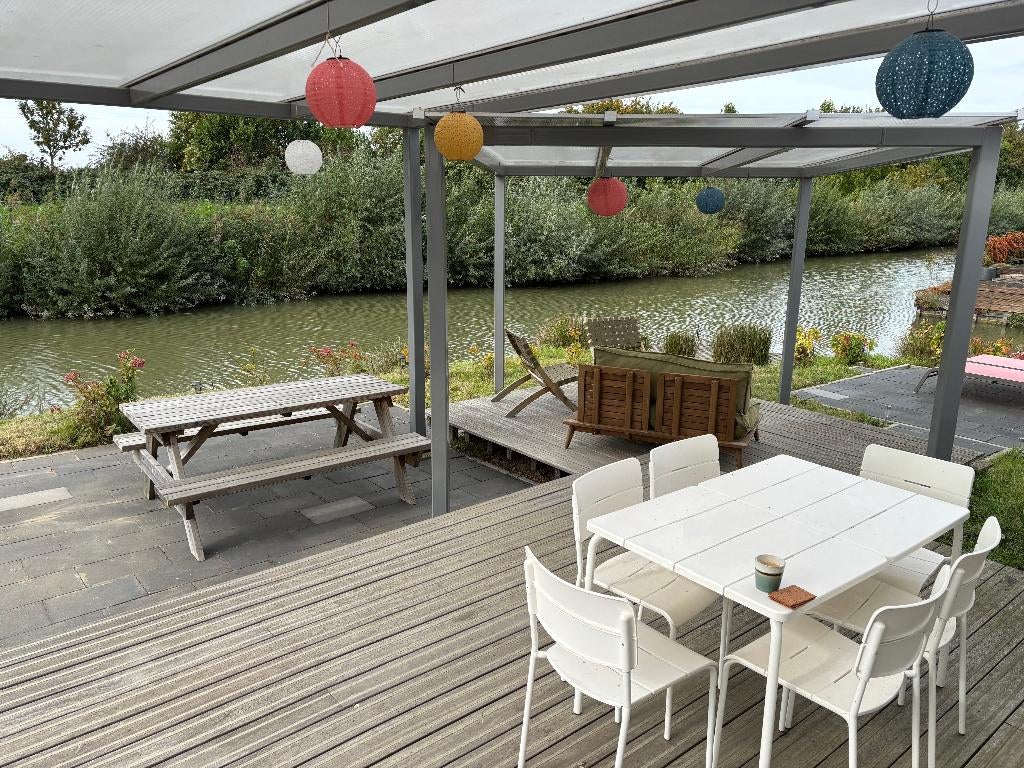 Jonge chalet 2021 – 8p, airco, 2 badkamers, eigen steiger, Caravans en Kamperen, Stacaravans, Meer dan 6