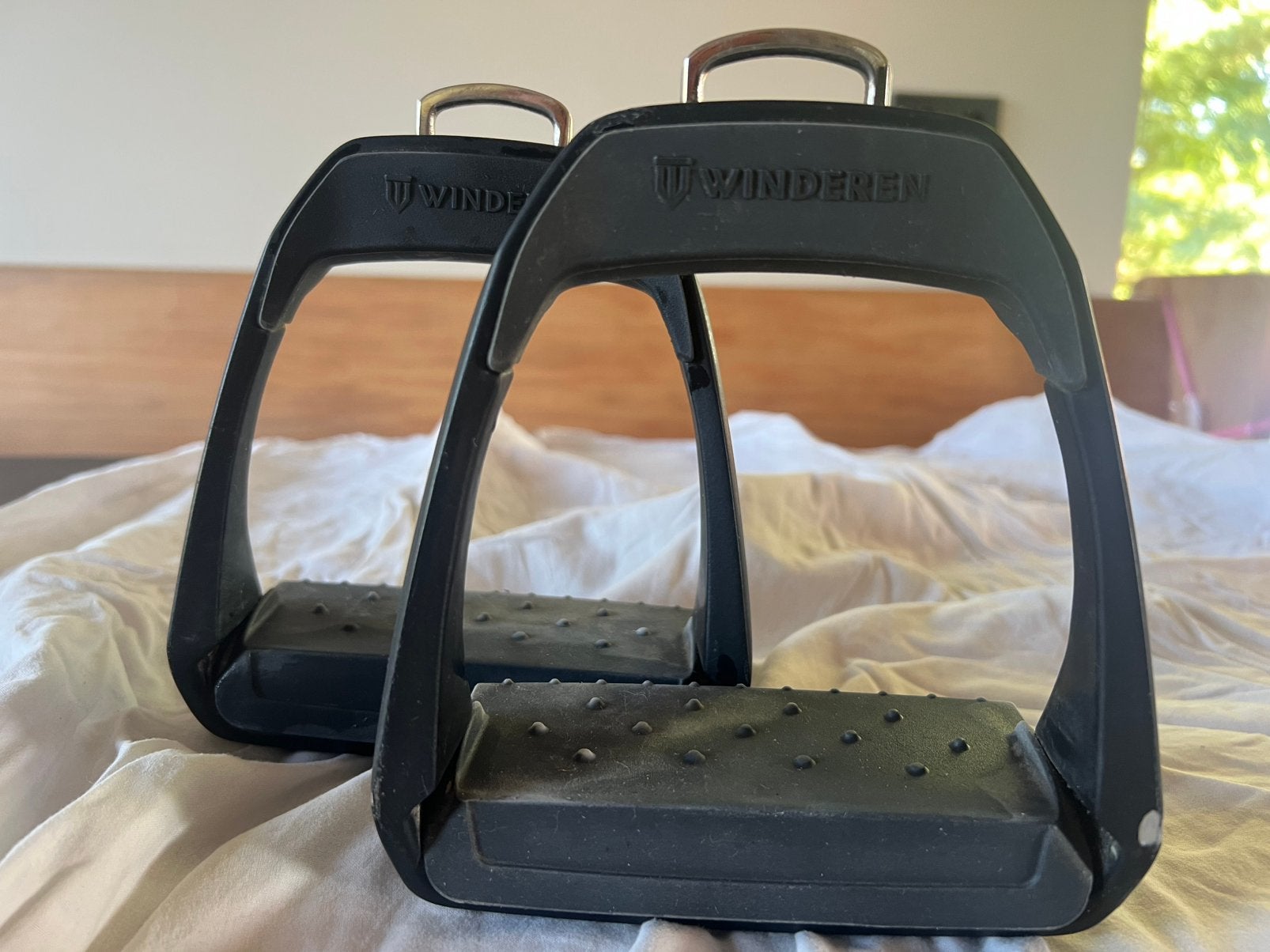 Winderen stijgbeugels schockabsorbing, Ophalen of Verzenden, Zo goed als nieuw, Kooi-accessoires