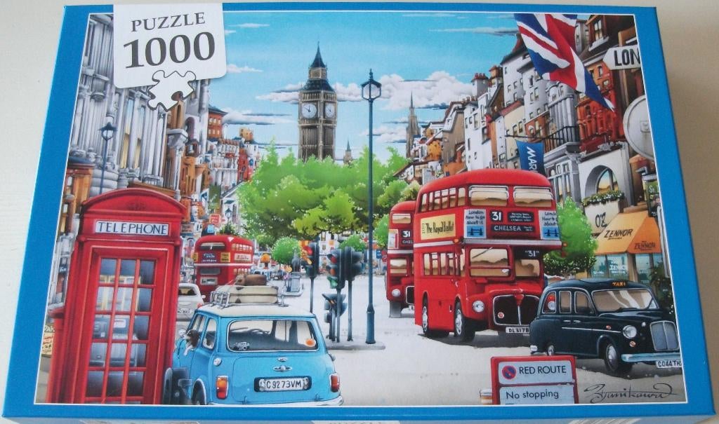 Puzzel *** LONDON *** 1000 stukjes, Ophalen of Verzenden, 500 t/m 1500 stukjes, Zo goed als nieuw, Legpuzzel