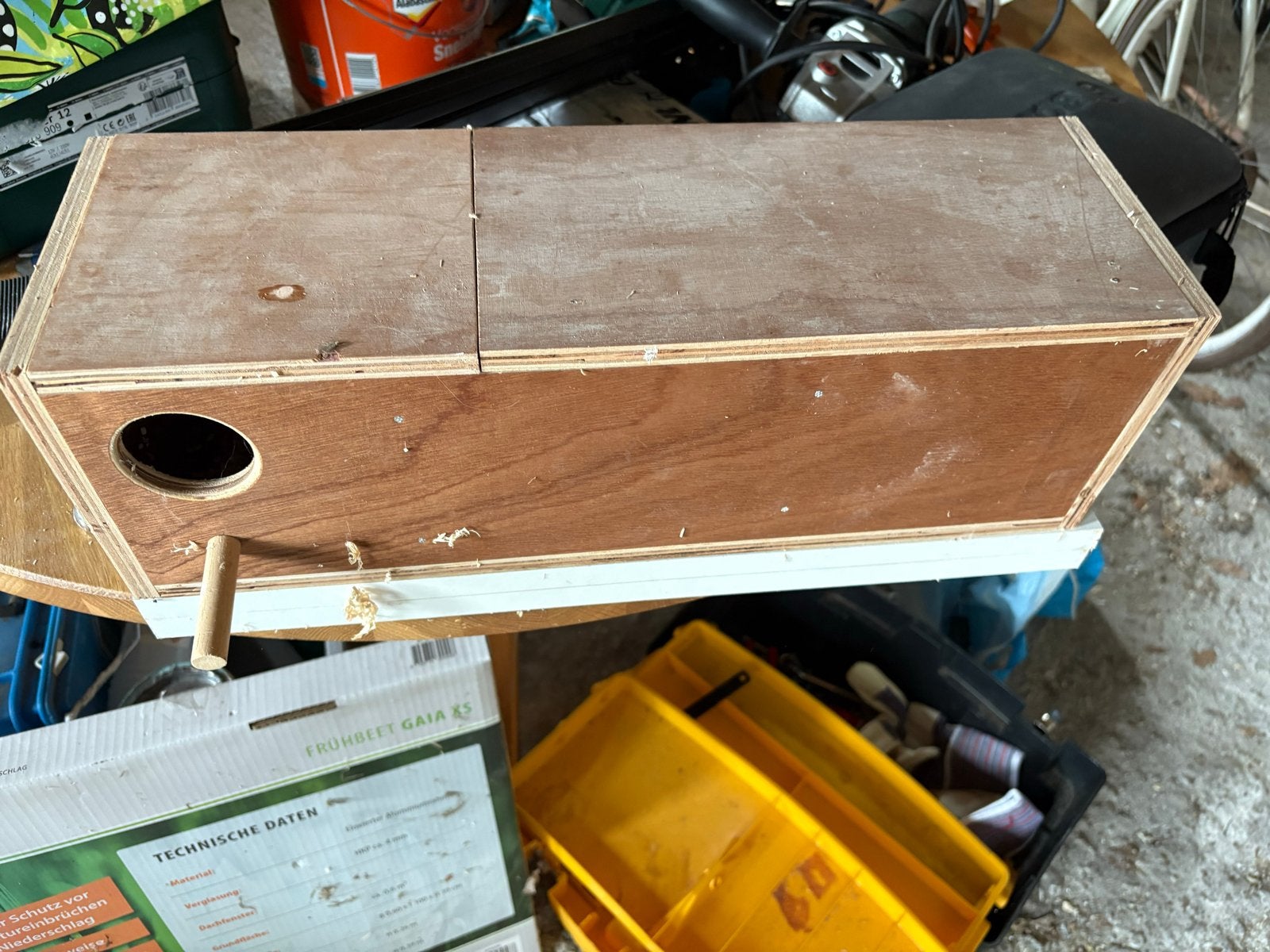 3x lange broedblokken, Ophalen, Hout, Broedkooi of Kweekkooi