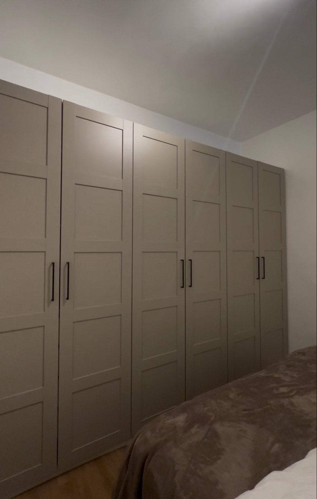 Ikea Pax Bergsbo kastdeuren 50x229 grijsbeige, Ophalen, Minder dan 50 cm, 200 cm of meer, Nieuw