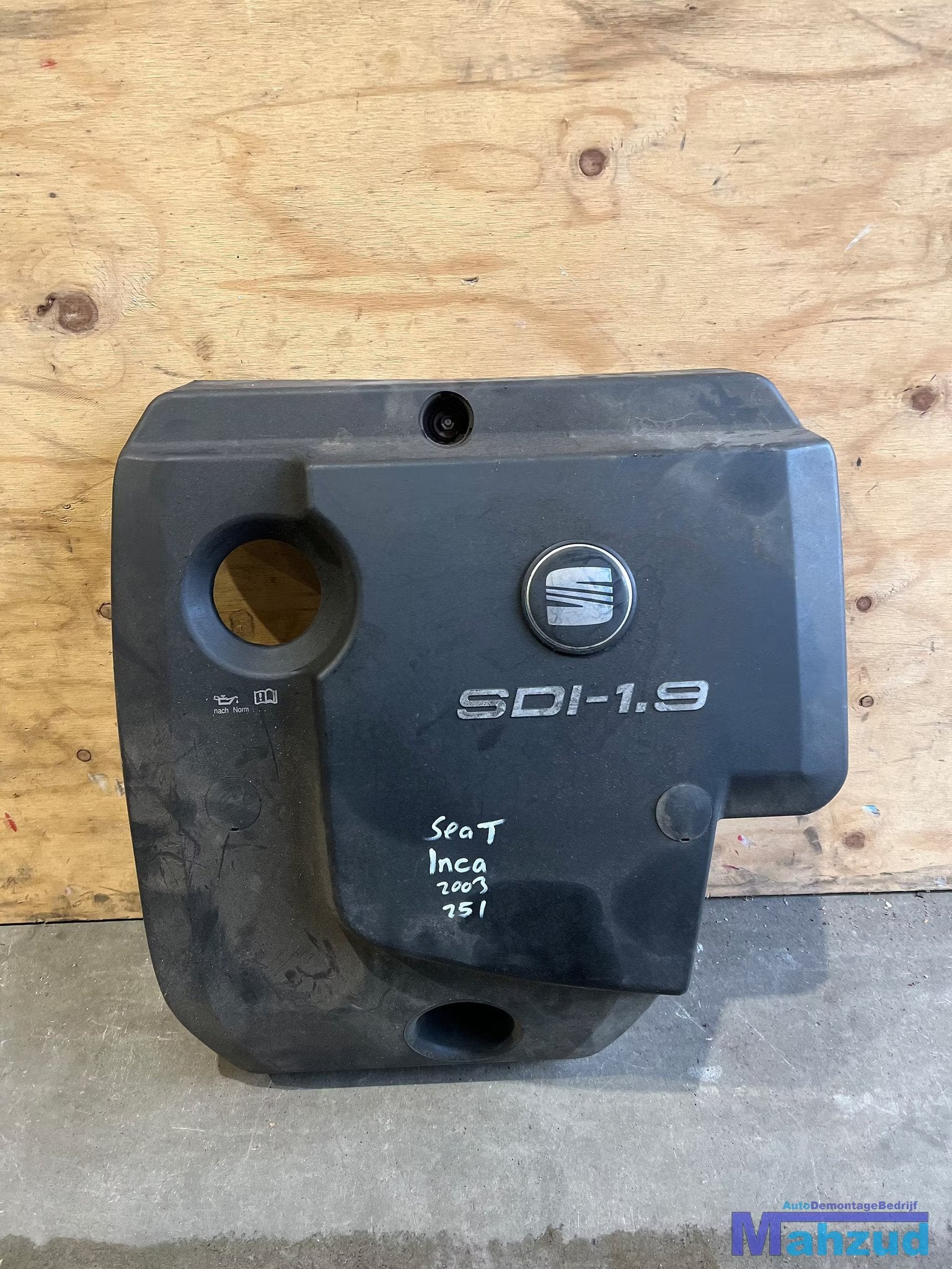 SEAT INCA 1.9 SDI Motorplaat AEY - AYQ, Gebruikt, Autovia A-2, Km 585 585
08760  Martorell, ES, Ophalen of Verzenden, SEAT S.A.