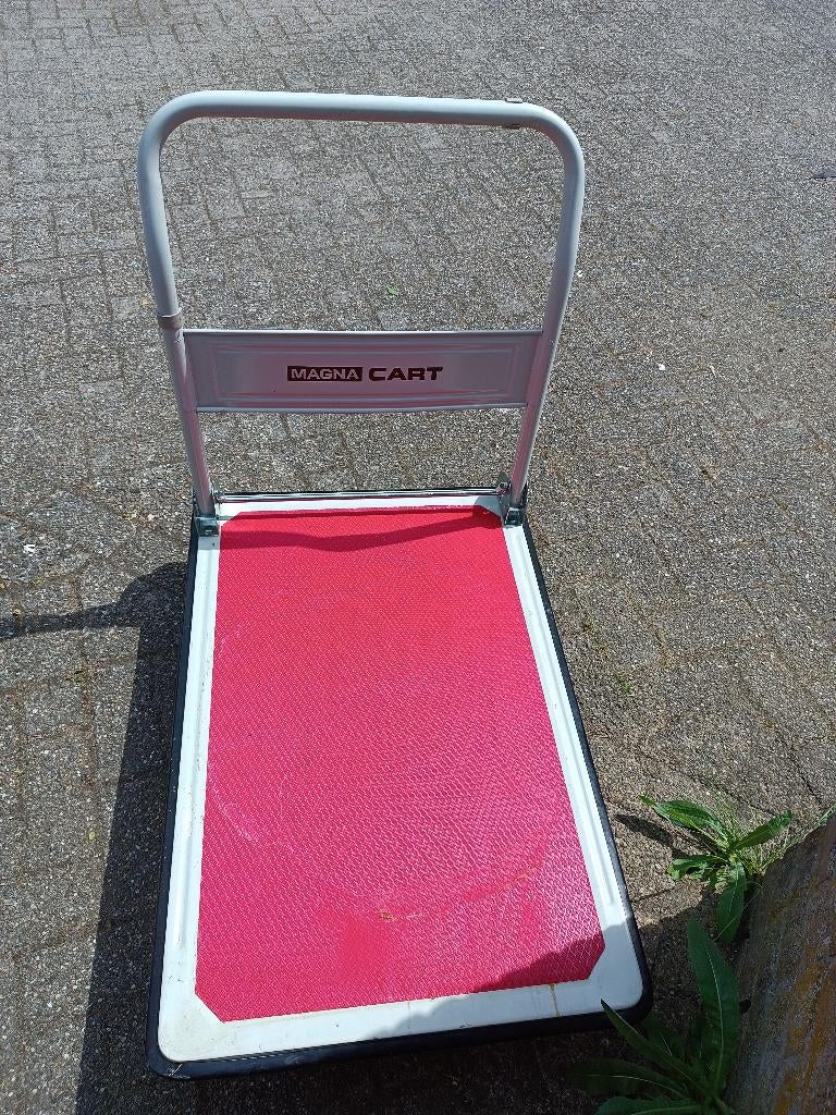Transport platte karren, 100 liter of meer, Ophalen, Gebruikt, Transportkar