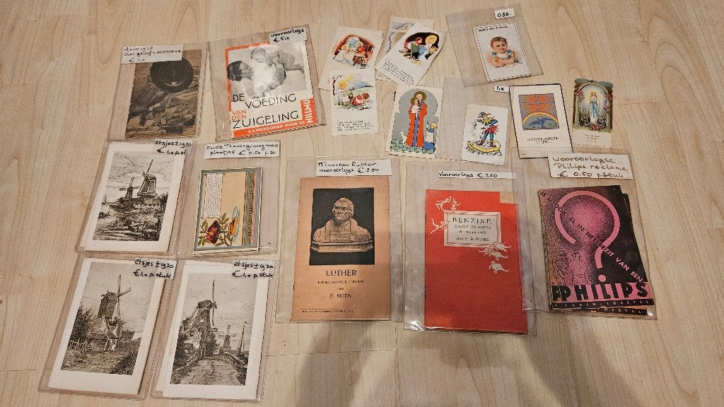 Doos met Duitse oude programma's, Ophalen of Verzenden