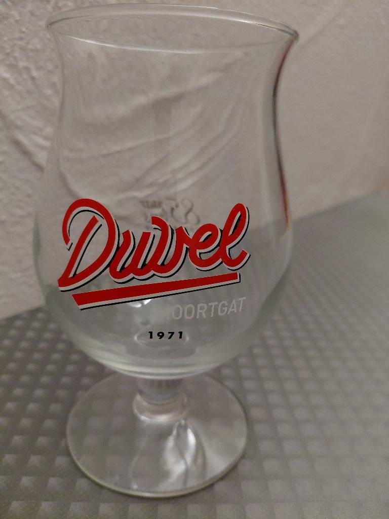 Duvel glas 85 jaar collection, Verzamelen, Biermerken, Zo goed als nieuw, Glas of Glazen, Duvel, Ophalen of Verzenden