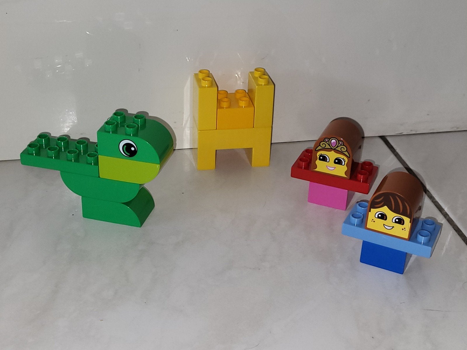 Duplo prins en prinses met draak, Gebruikt, Ophalen of Verzenden, Duplo, Duplo