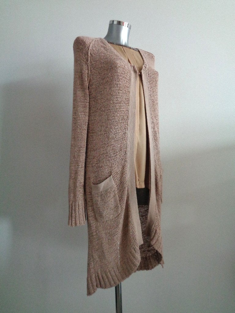 Compagnia Italiana camel maxi vest, nieuw met kaartje, Maat 38/40 (M), Bruin, Nieuw, Compagnia Italiana