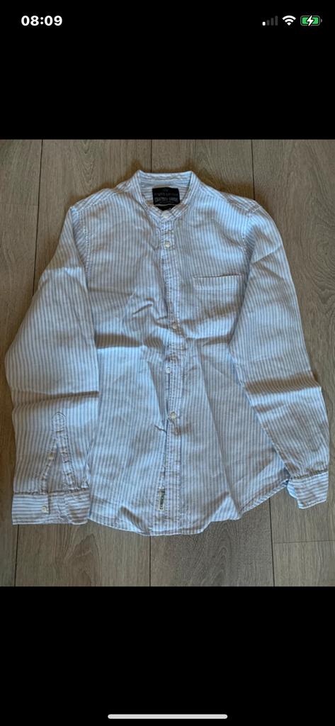 Herenblouse Angelo litrico, Kleding | Heren, Overhemden, Ophalen of Verzenden, Zo goed als nieuw, Blauw