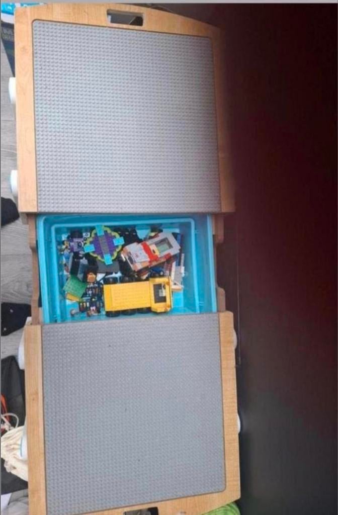 Lego tafel met opbergruimte, Ophalen, Gebruikt, Overige typen, Lego