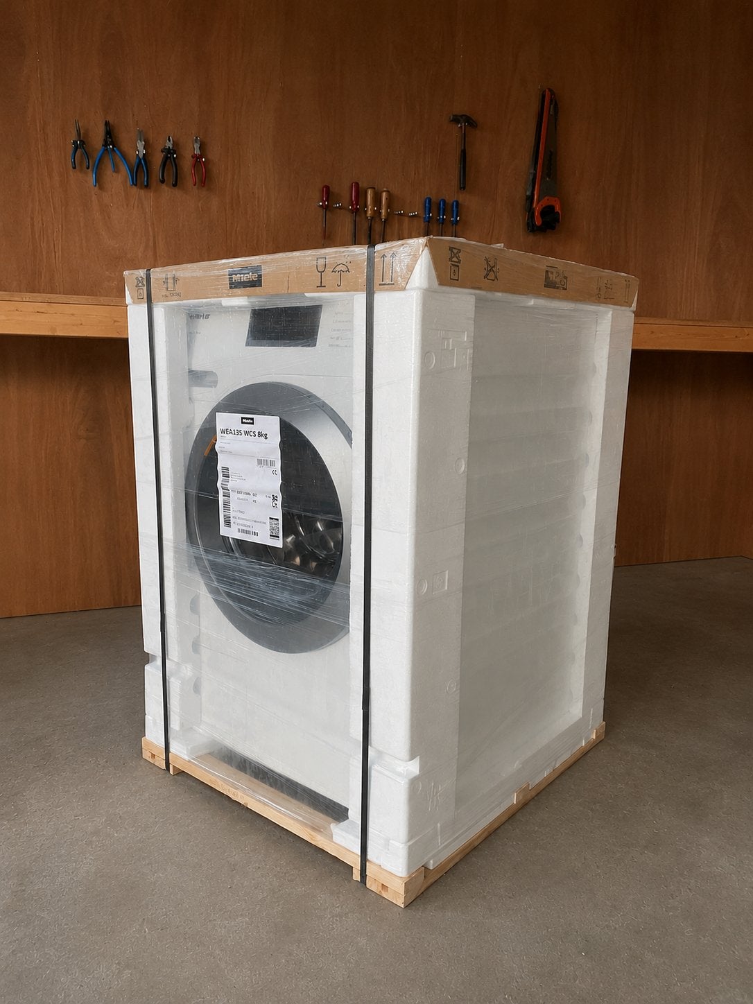 Nieuwe Miele Wasmachine WEA135 WCS 8kg + 2 jaar garantie, Ophalen, 1200 tot 1600 toeren, 8 tot 10 kg, Nieuw