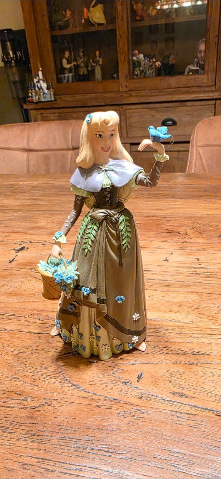 Disney Showcase Doornroosje Figuur - Enesco, Verzenden, Sneeuwwitje of Doornroosje, Zo goed als nieuw, Beeldje of Figuurtje