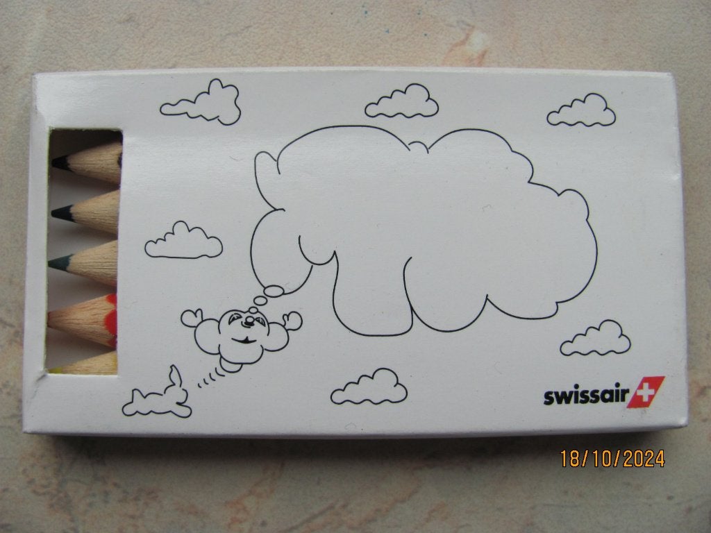 NIEUW verpakking KLEURPOTLODEN 6 kleuren LYRA Swiss Air gift, Ophalen of Verzenden, Nieuw, Potlood of Stift
