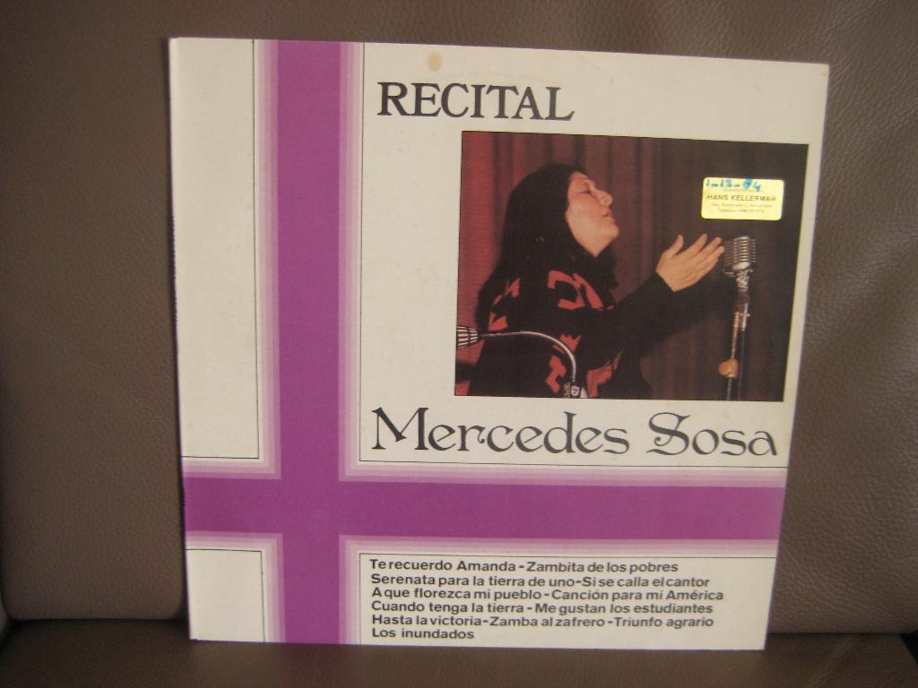 Mercedes Sosa – Recital, Ophalen of Verzenden, 1980 - 1989, Zo goed als nieuw, 12 inch