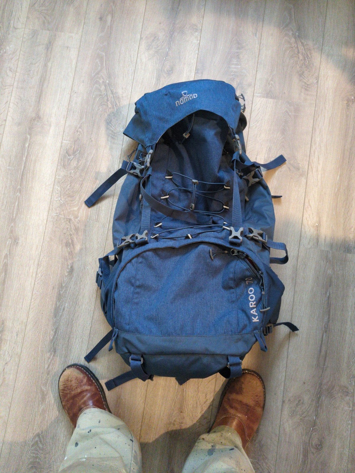 Nomad Karoo 70 Trekking Rugzak, Ophalen of Verzenden, Zo goed als nieuw, Trekking, 60 cm of meer