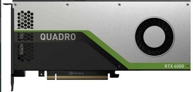 PNY NVIDIA Quadro RTX 4000 Grafische Kaart, PCI-Express 3, Gebruikt, DisplayPort, GDDR6