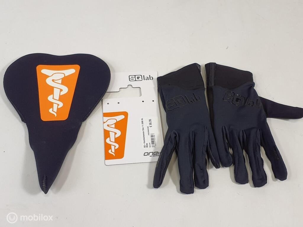 SQlab handschoenen maat XL en zadelhoes., Nieuw