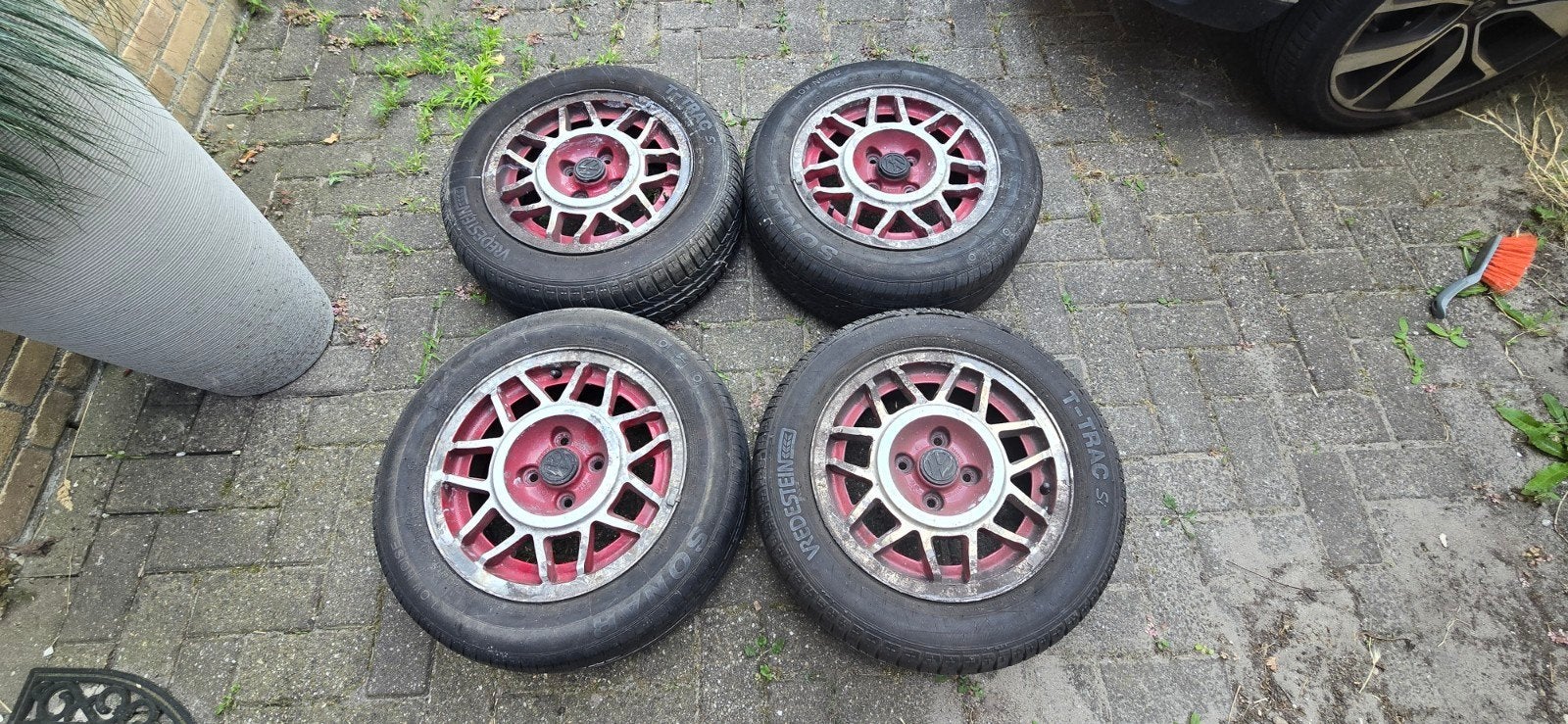 Golf 1 snowflake velgen 14 inch 6j et 38 orgineel opknapset, Ophalen, Gebruikt
