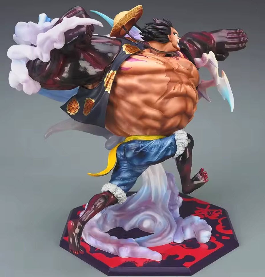 One Piece Luffy Gear Four Megahouse POP Style Figure, Ophalen of Verzenden, Gebruikt