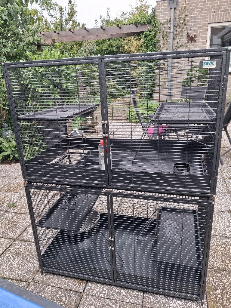 Ratten, Fret of chinchilla Kooi, Ophalen, Gebruikt, Minder dan 75 cm, 90 cm of meer