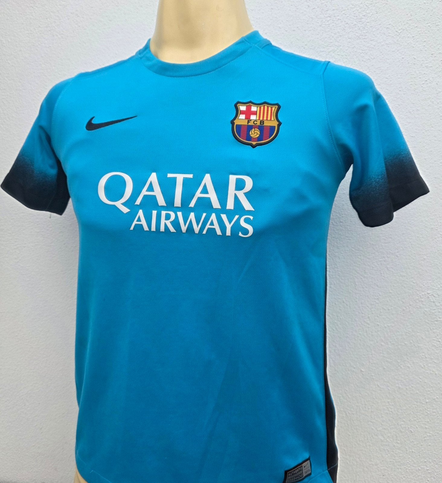 FC Barcelona Nike Dri-Fit Thuisshirt 2014/2015 Maat 147/ 158, Ophalen of Verzenden, Jongen of Meisje, Shirt of Longsleeve