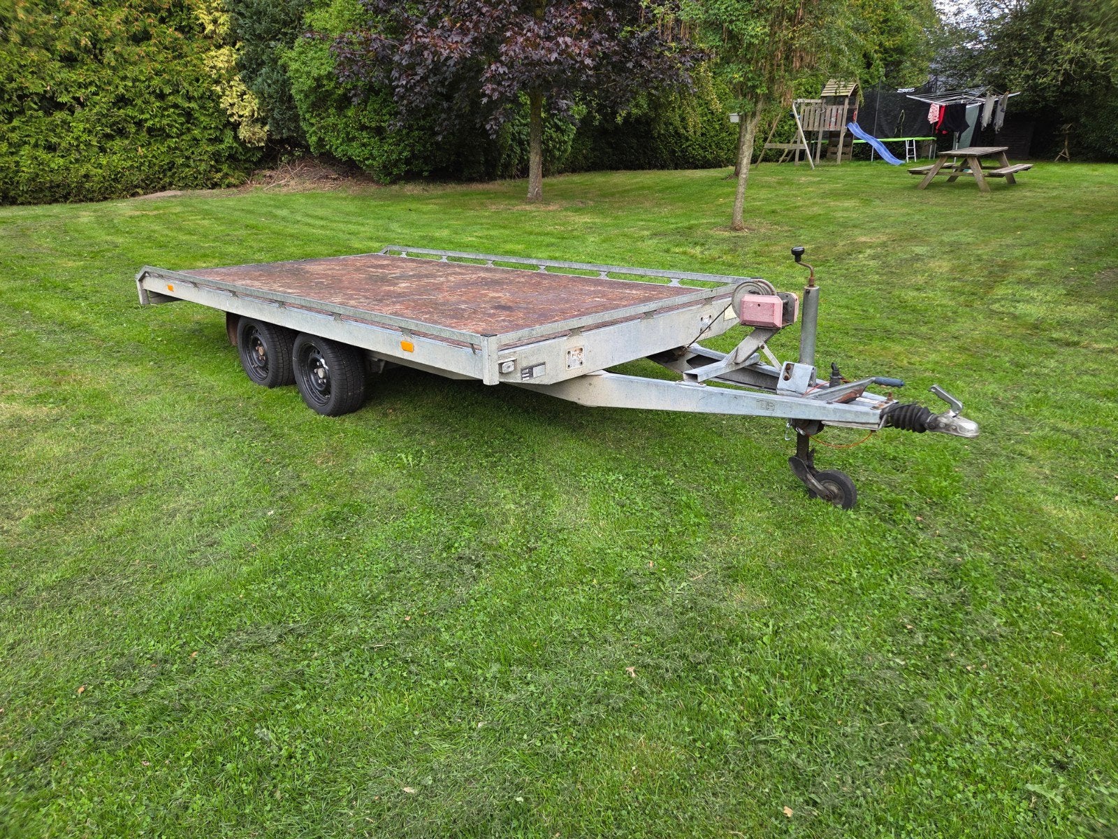 Hapert AL2000 Autotransporter Plateauwagen, Ophalen, Gebruikt