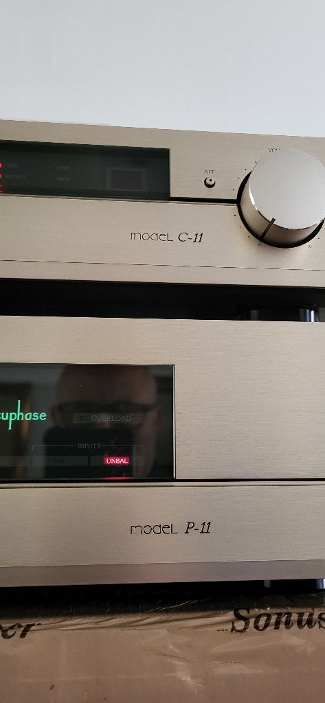 ACCUPHASE Pre + Power amplifier C-11 & P-11 set, Ophalen, Zo goed als nieuw, Overige merken, Losse componenten
