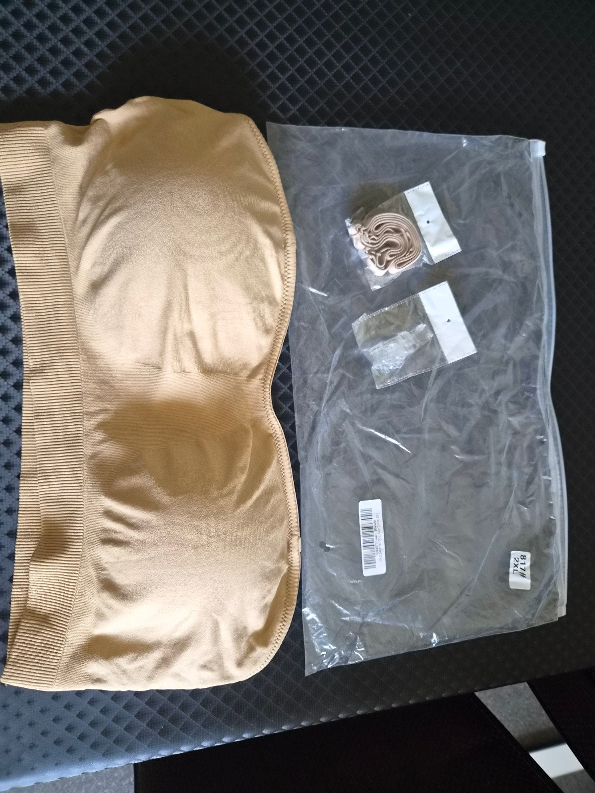 Naadloze Strapless Bandeau BH met Afneembare Bandjes, Luna, Verzenden, Beige, BH