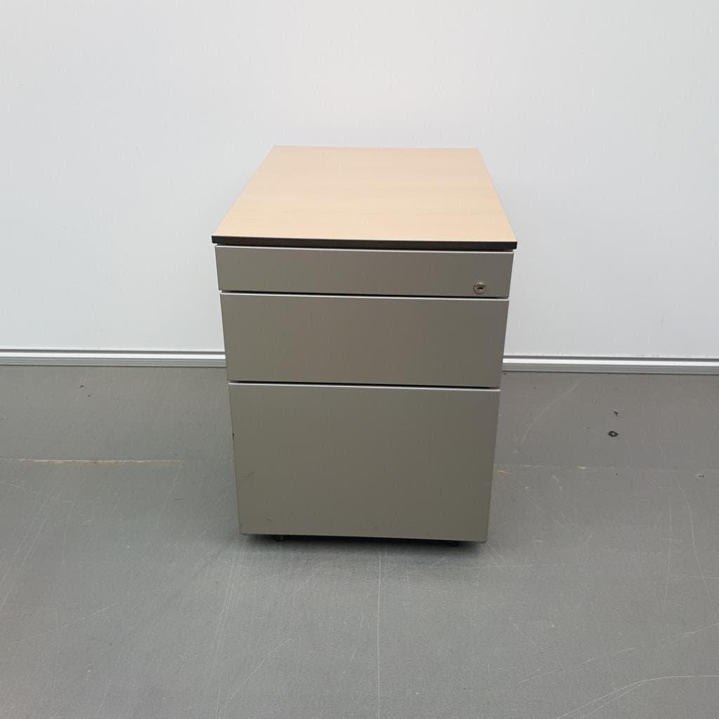 Grijze Eromes ladekasten met 3 lades 59x43x59 cm, Huis en Inrichting, Ophalen, Gebruikt, 5 laden of meer, 50 tot 100 cm
