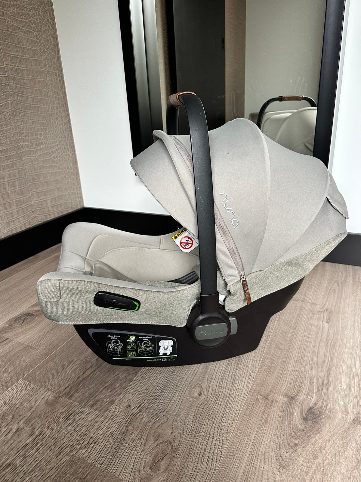 Nuna pipa next autostoel, Kinderen en Baby's, Autostoeltjes, Overige merken, Autogordel of Isofix, Gebruikt, Ophalen of Verzenden