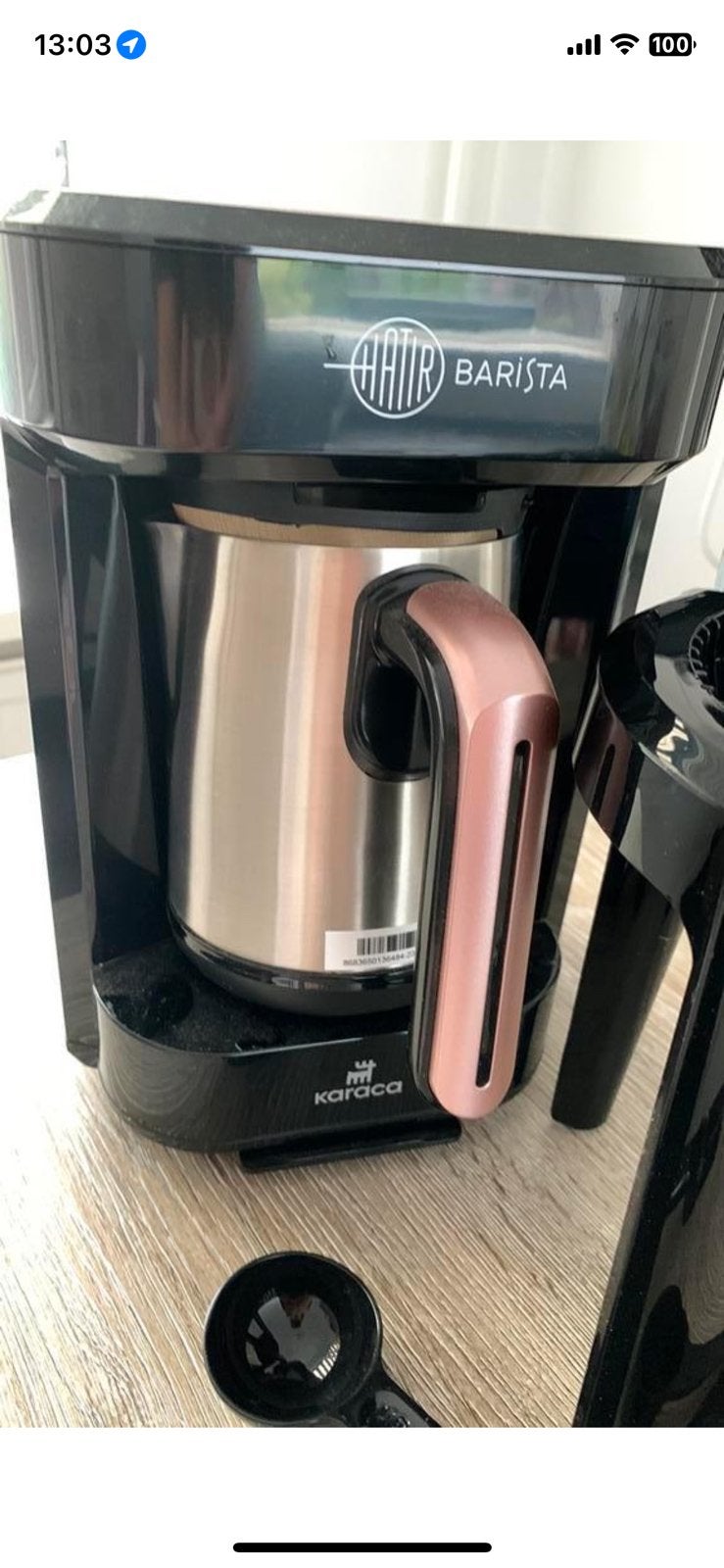 Koffie apparaat met melkschuimer, Ophalen, Zo goed als nieuw