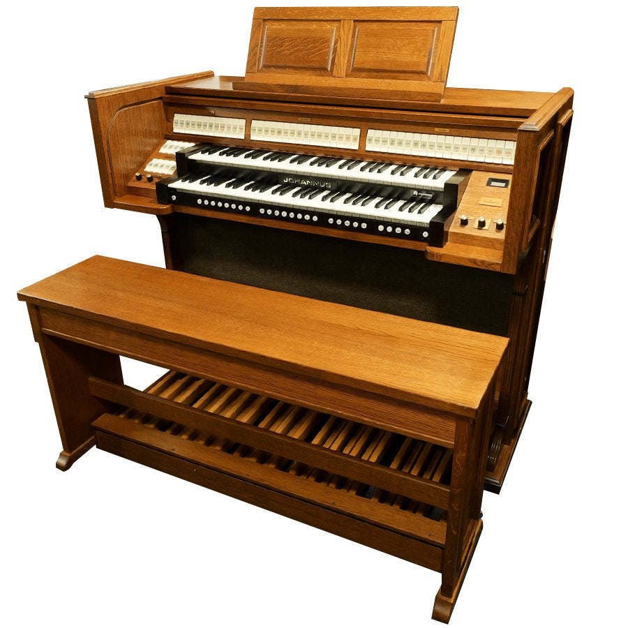 Johannus Sweelinck 20 Donker Eiken - Occasion, Muziek en Instrumenten, Orgels, 2 klavieren, Gebruikt, Ophalen of Verzenden, Orgel