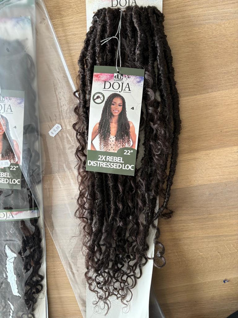 Nieuwe synthetische Crochets locs 22 INCH Kleur 4 (4 pakken), Ophalen of Verzenden, Nieuw, Pruik of Haarverlenging