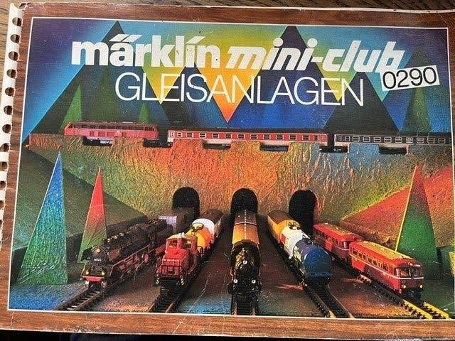 Marklin Miniclub Spoor Z.0290 Railplan boek. , Schaal 1:220, Hobby en Vrije tijd, Gebruikt, Gelijkstroom, Verzenden, Overige typen