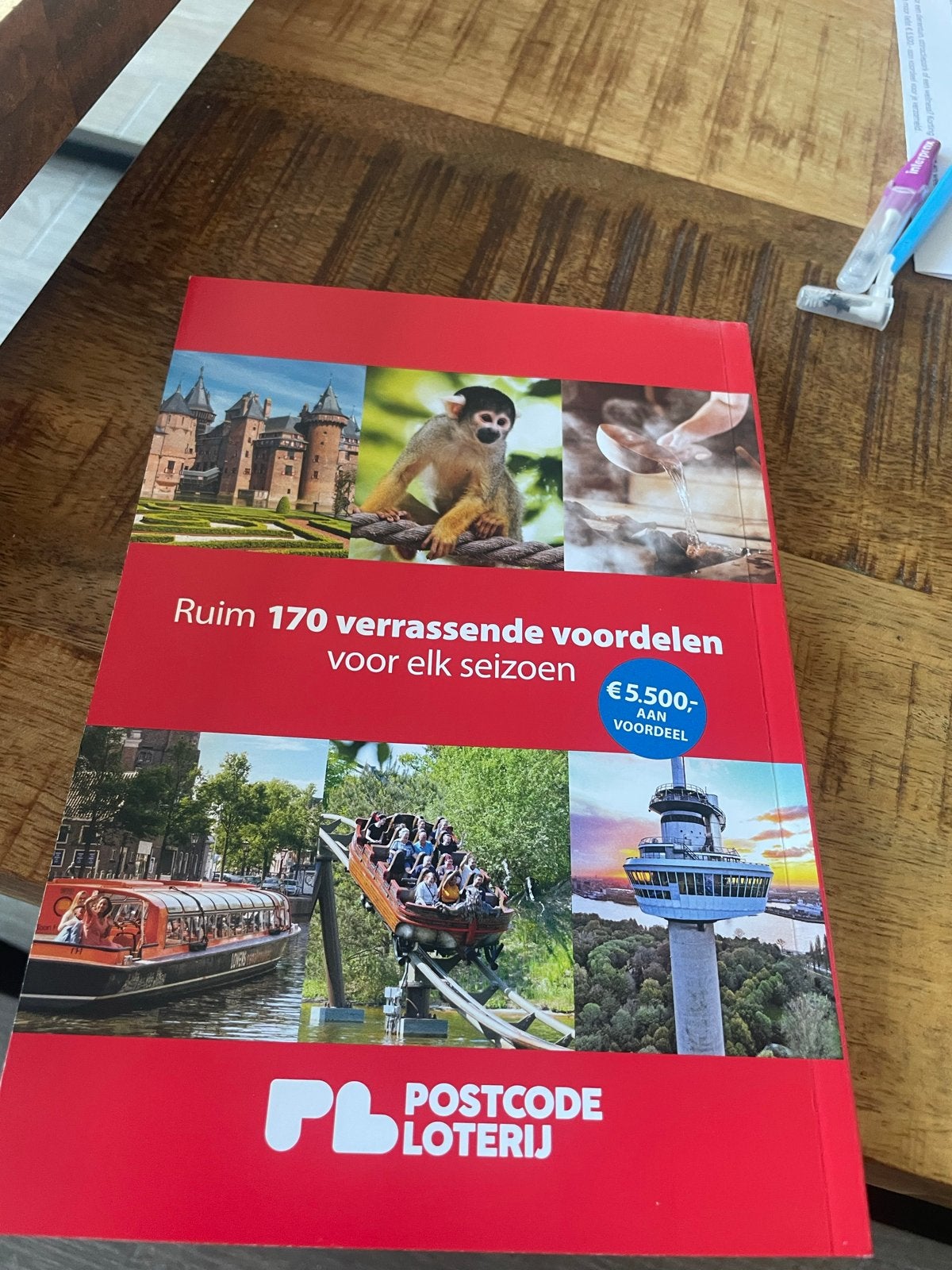 Postcode loterij kortings gids 2026/27, Drie personen of meer, Kortingsbon