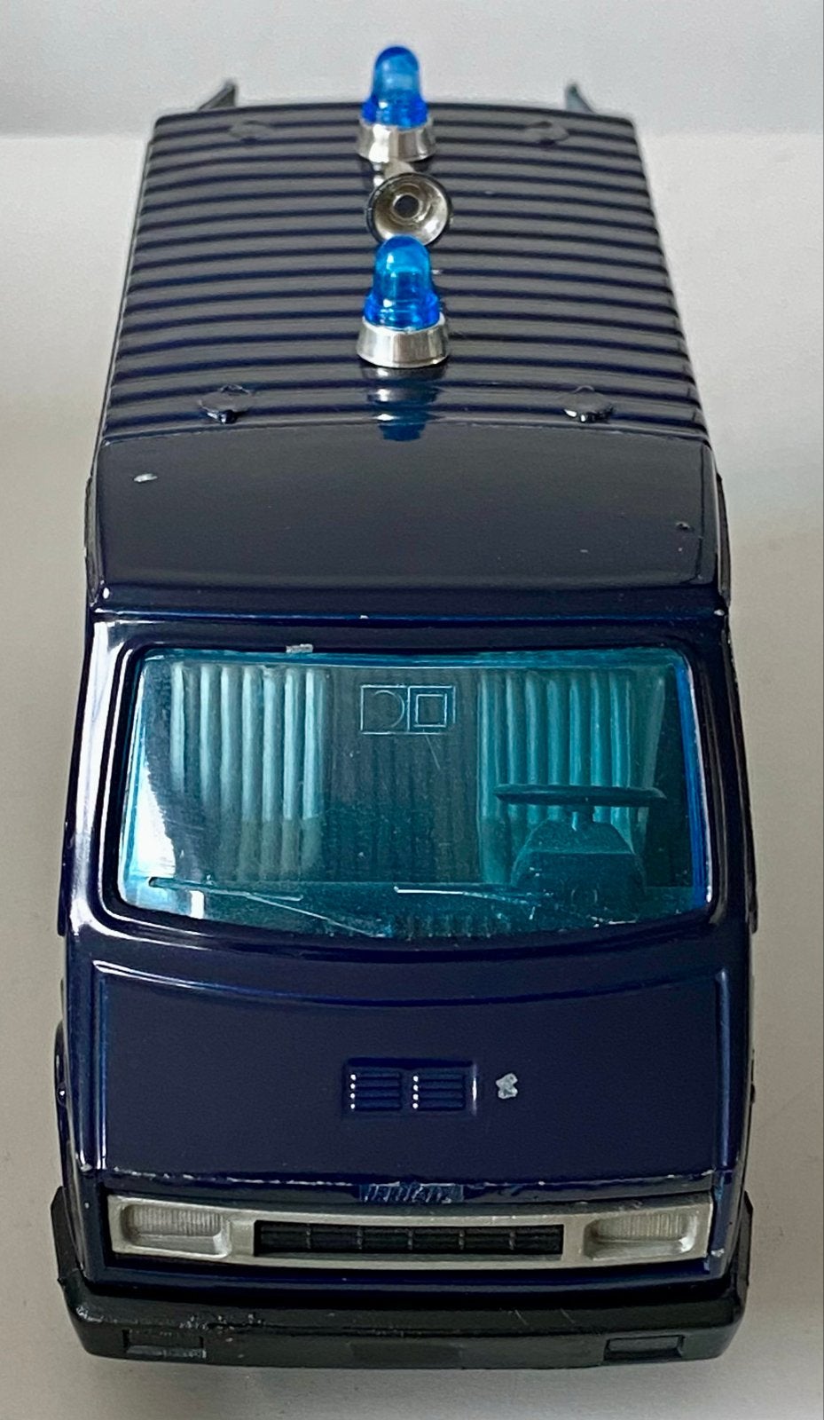 Mebetoys Fiat 242 Carabinieri busje 1:30, Ophalen of Verzenden, Zo goed als nieuw, Bus of Vrachtwagen, Overige merken