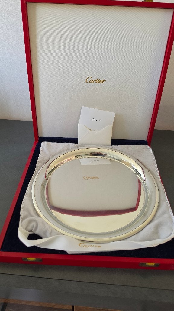 Cartier Pewter Schaal – IBM geschenk – CEO John F. Akers, Ophalen of Verzenden