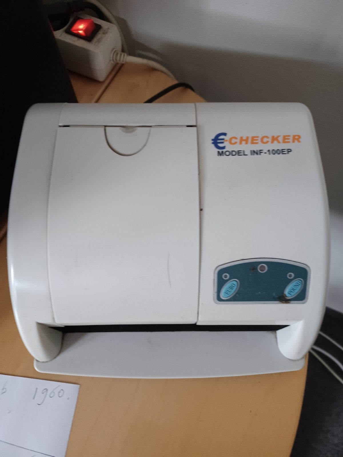 E-Checker INF-100EP Valsgelddetector (Euro & Pond), Ophalen of Verzenden
