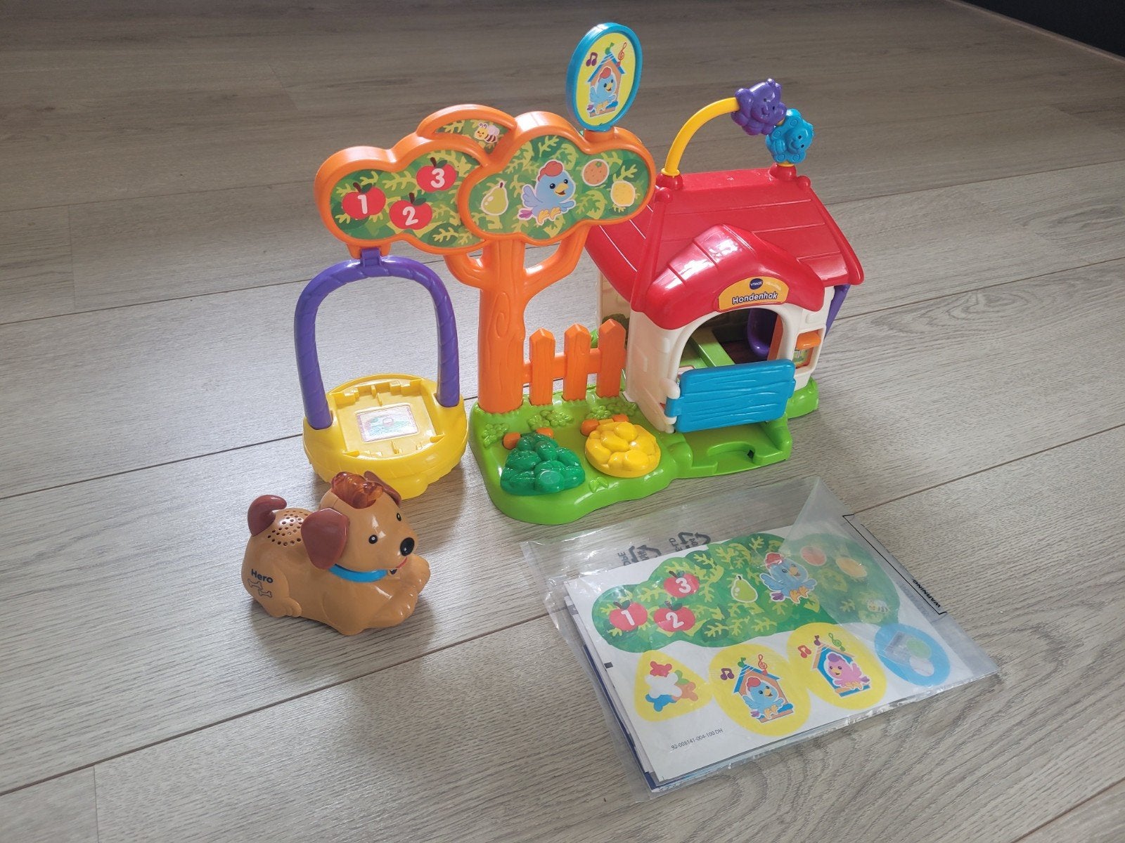 Vtech Zoef Zoef Dieren Hondenhok, Kinderen en Baby's, Speelgoed | Vtech, Ophalen of Verzenden, Zo goed als nieuw, 6 maanden tot 2 jaar