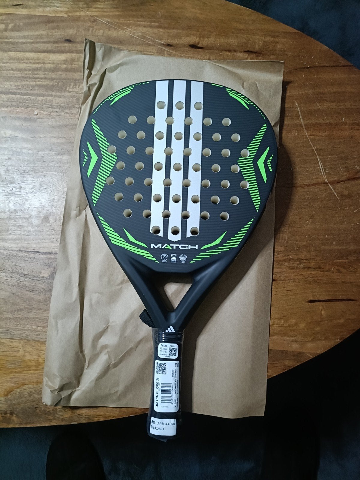 Adidas match black/green 2026, Ophalen of Verzenden, Nieuw