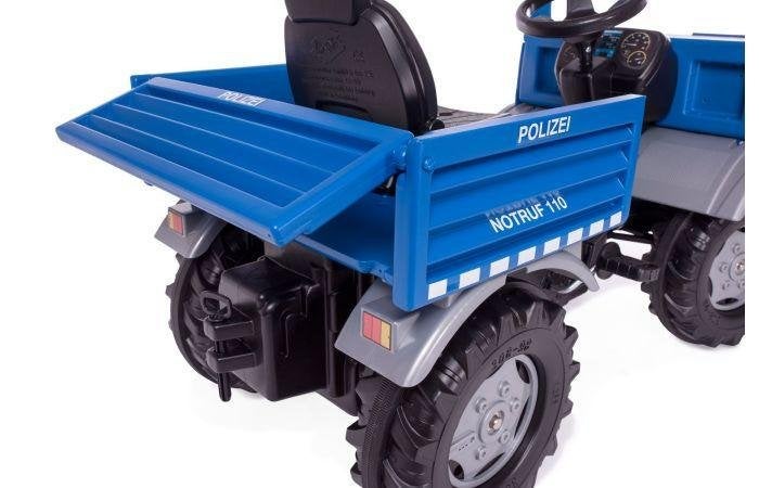 Rolly Toys Unimog Politie TrapTractor Met Zwaailicht auto, Ophalen of Verzenden, Loopfiets