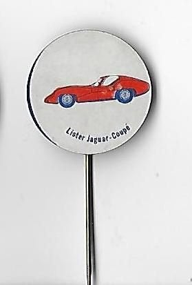 Sp53 auto speldje: lister - jaguar coupé, Ophalen of Verzenden, Gebruikt, Transport