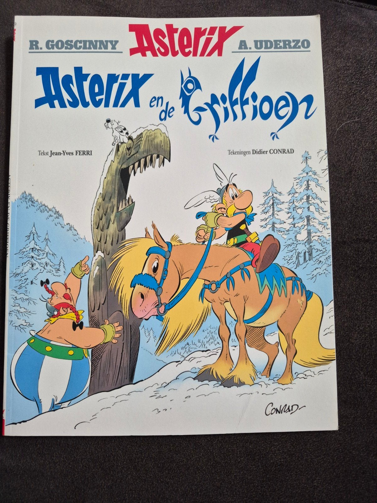 Asterix en de Griffioen - 1e druk 2021, Eén stripboek, Ophalen of Verzenden, Zo goed als nieuw, R. Goscinny, A. Uderzo, Jean-Yves Ferri, Didier Conrad