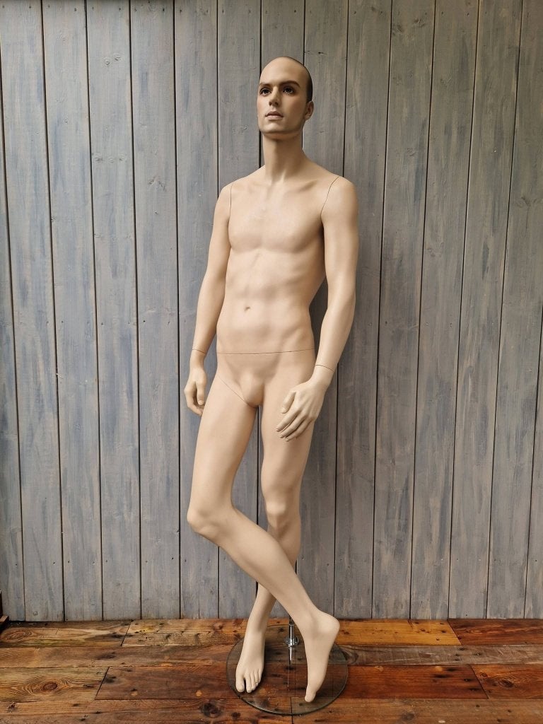 realistische etalagepop man paspop hans boodt mannequins, Ophalen of Verzenden, Gebruikt, Paspop