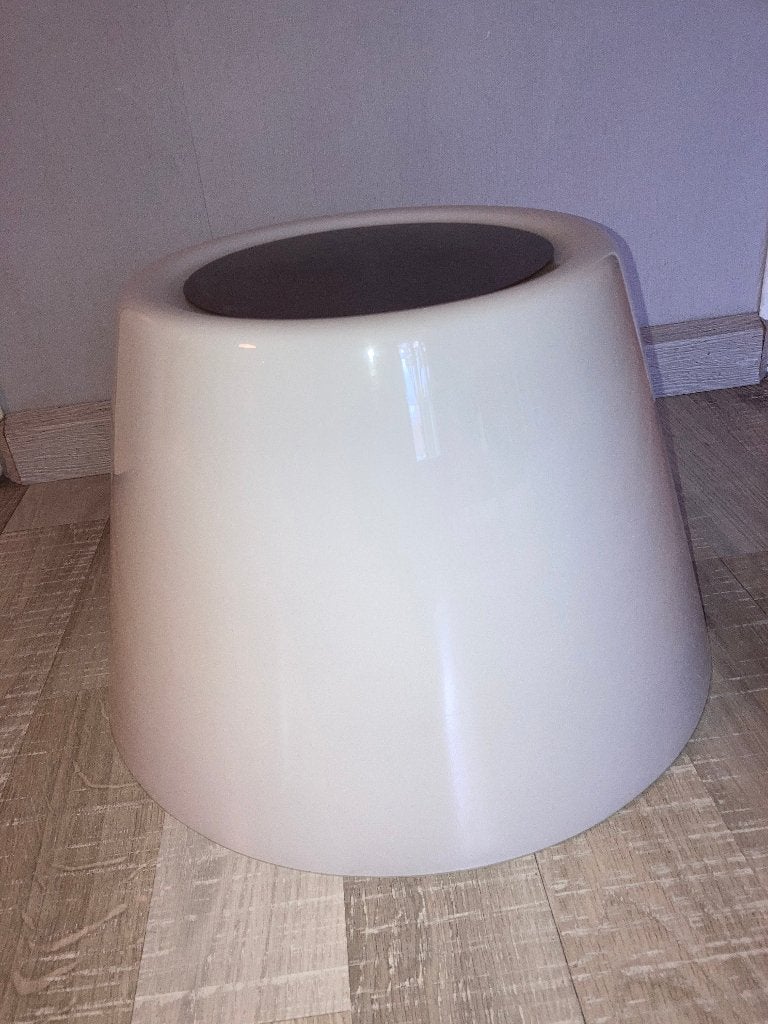 ikea stockholm lampenkap glas (model vloerlamp), Ophalen, Gebruikt, Rond, Glas
