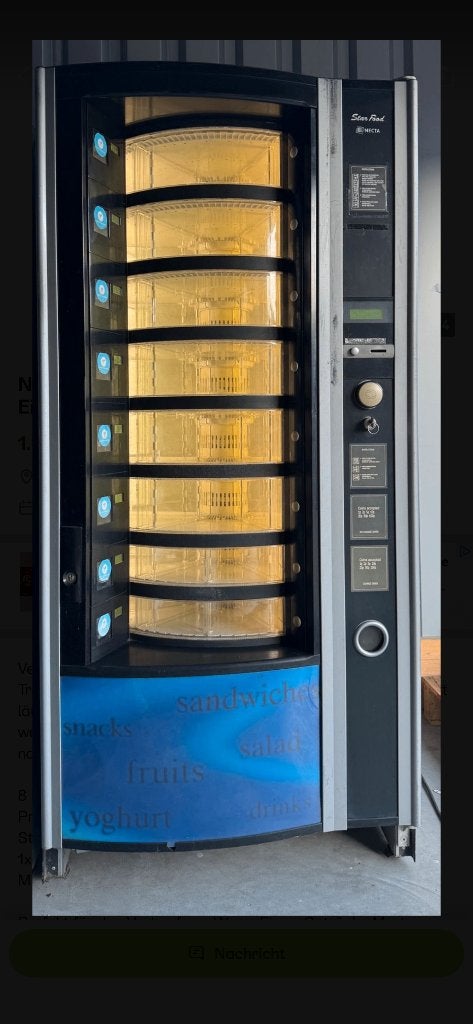 3 Stück Necta starfood 8 Eierautomat Trommelautomat, Ophalen, Gebruikt