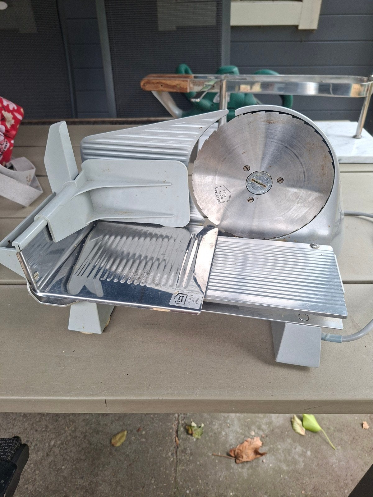 Graef elektrische snijmachine - Klassiek en oerdegelijk, Ophalen of Verzenden, Gebruikt